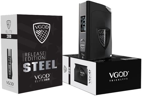 vgod elite 200 limited edition steel tc box mod|VGOD ELITE Mod .